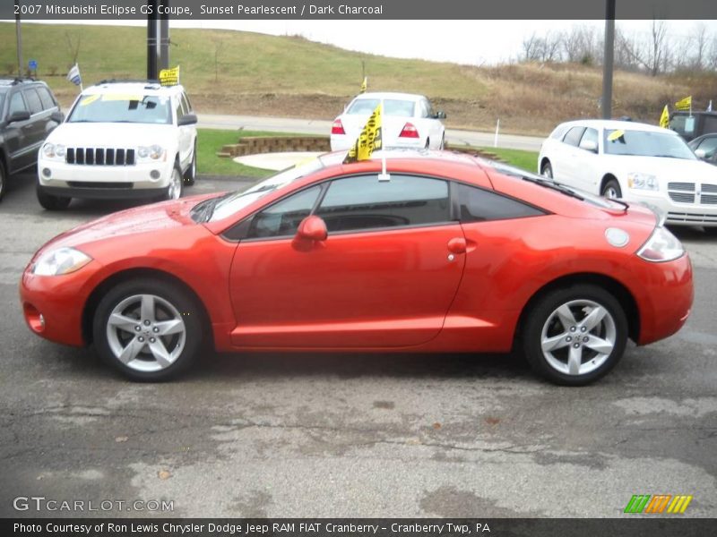 Sunset Pearlescent / Dark Charcoal 2007 Mitsubishi Eclipse GS Coupe