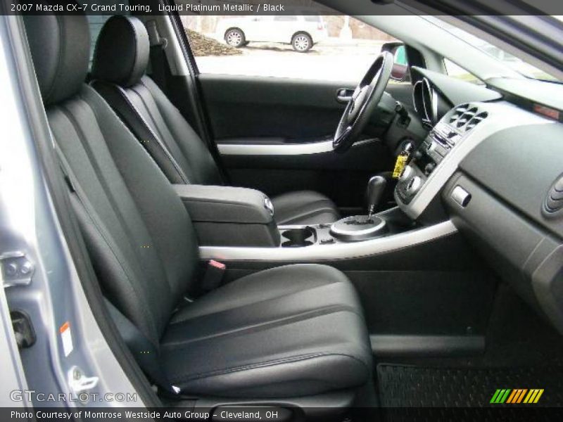 Liquid Platinum Metallic / Black 2007 Mazda CX-7 Grand Touring