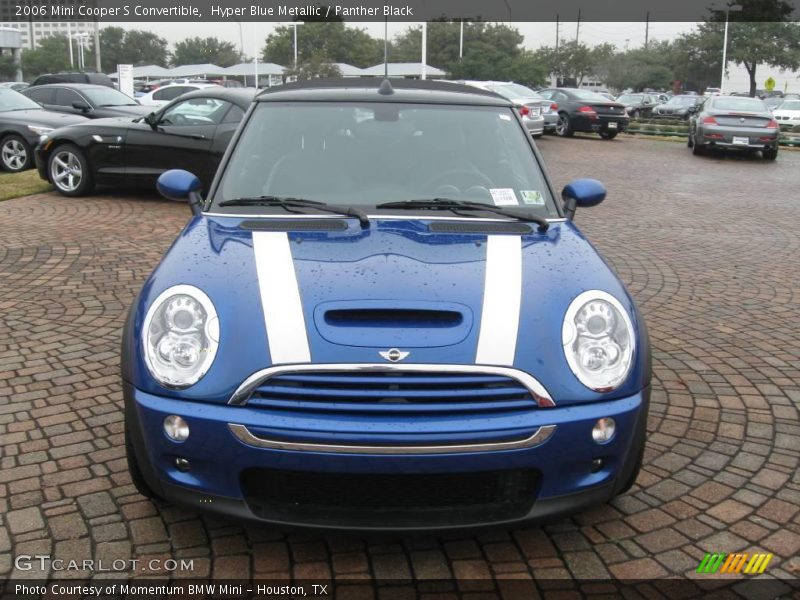 Hyper Blue Metallic / Panther Black 2006 Mini Cooper S Convertible