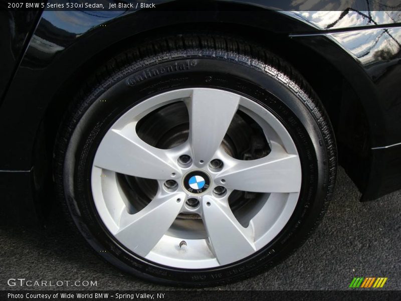 Jet Black / Black 2007 BMW 5 Series 530xi Sedan