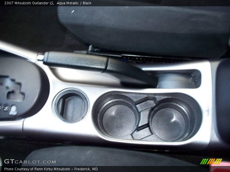 Aqua Metallic / Black 2007 Mitsubishi Outlander LS