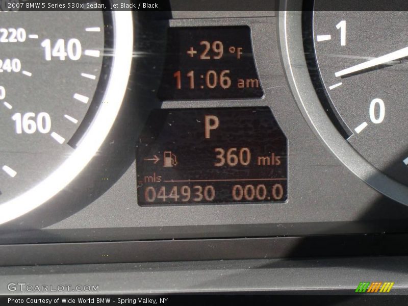 Jet Black / Black 2007 BMW 5 Series 530xi Sedan