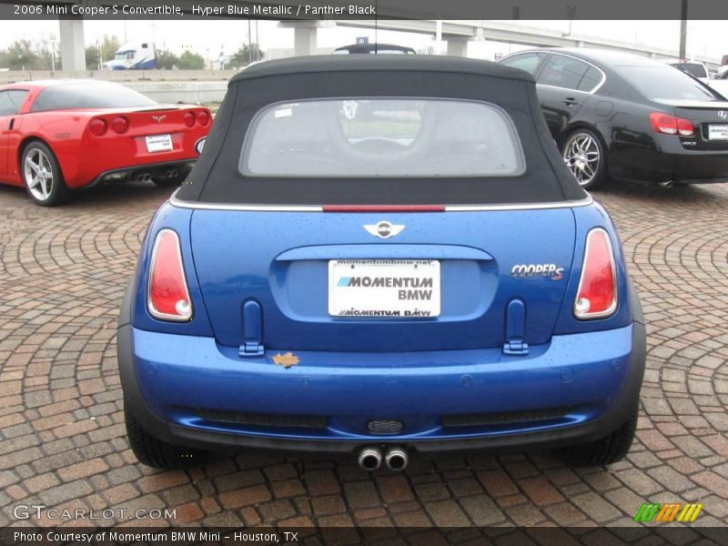 Hyper Blue Metallic / Panther Black 2006 Mini Cooper S Convertible