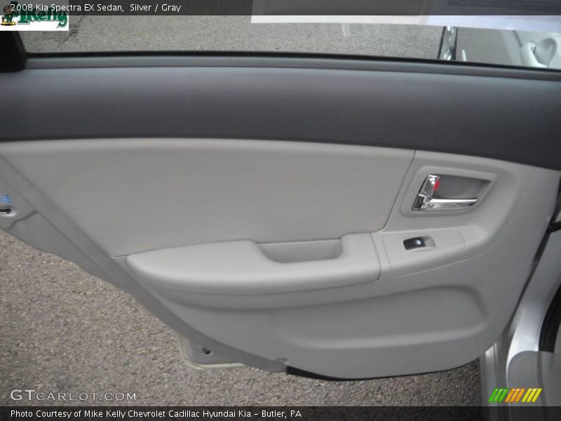 Silver / Gray 2008 Kia Spectra EX Sedan