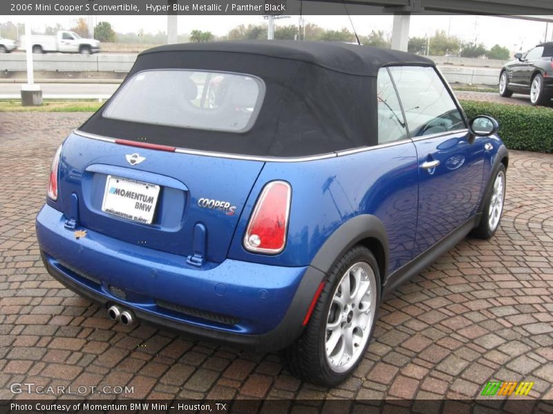Hyper Blue Metallic / Panther Black 2006 Mini Cooper S Convertible