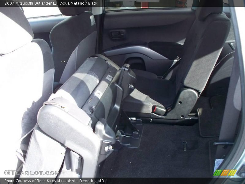 Aqua Metallic / Black 2007 Mitsubishi Outlander LS
