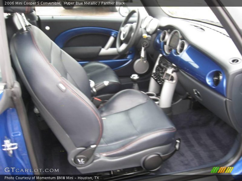 Hyper Blue Metallic / Panther Black 2006 Mini Cooper S Convertible