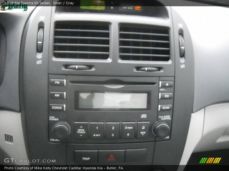 Silver / Gray 2008 Kia Spectra EX Sedan