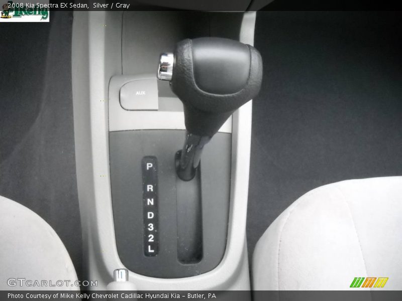 Silver / Gray 2008 Kia Spectra EX Sedan