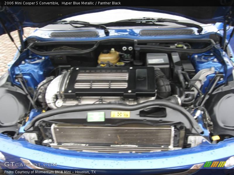 Hyper Blue Metallic / Panther Black 2006 Mini Cooper S Convertible