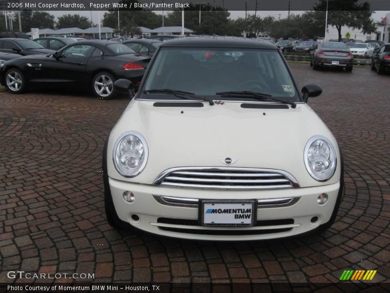 Pepper White / Black/Panther Black 2006 Mini Cooper Hardtop