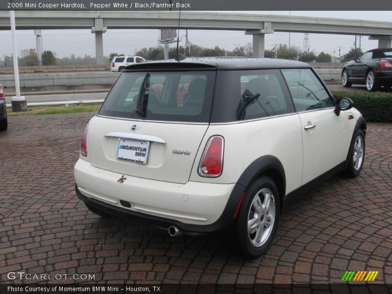 Pepper White / Black/Panther Black 2006 Mini Cooper Hardtop