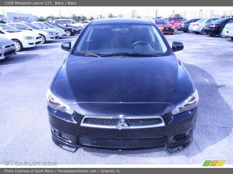 Black / Black 2008 Mitsubishi Lancer GTS