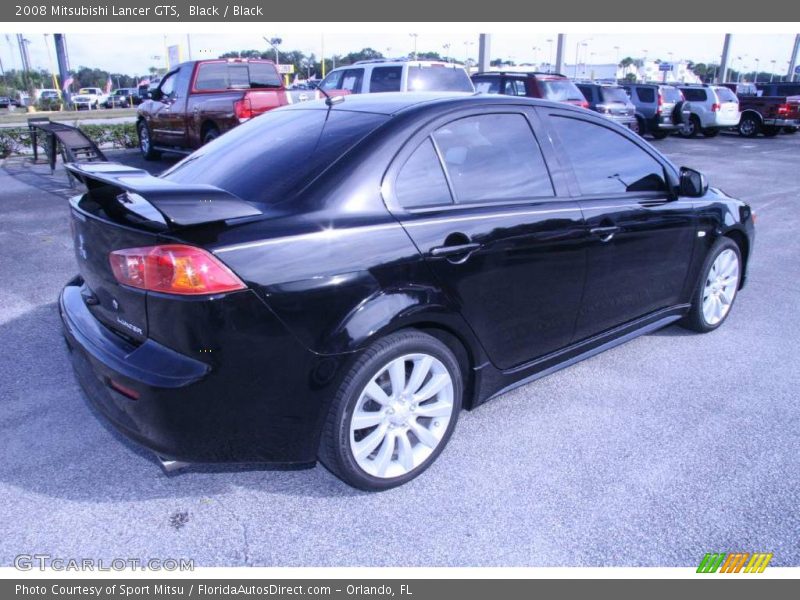 Black / Black 2008 Mitsubishi Lancer GTS