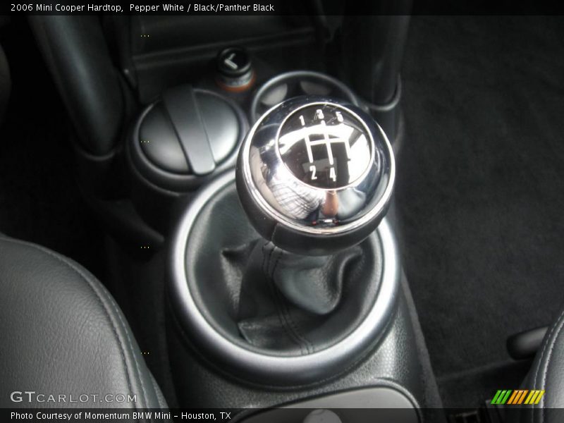 Pepper White / Black/Panther Black 2006 Mini Cooper Hardtop