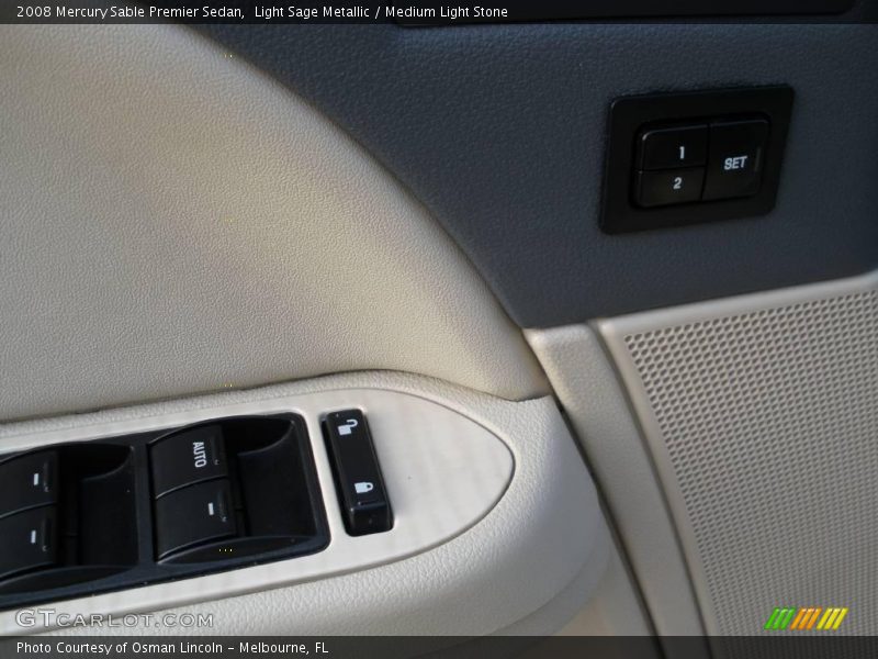 Light Sage Metallic / Medium Light Stone 2008 Mercury Sable Premier Sedan