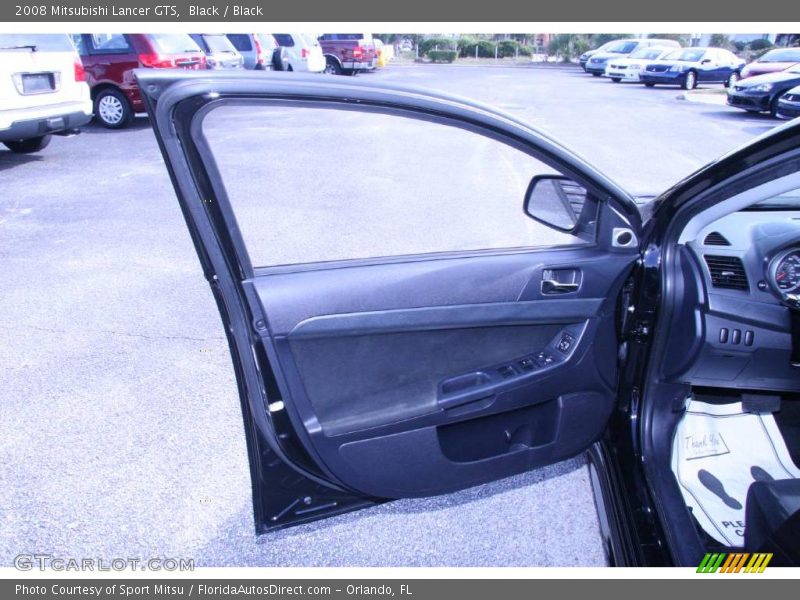 Black / Black 2008 Mitsubishi Lancer GTS
