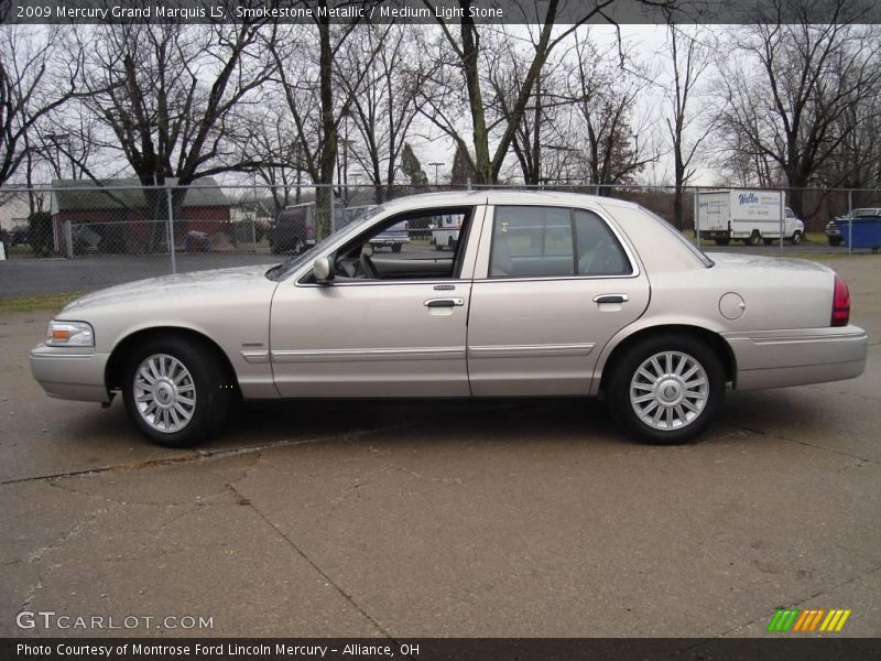 Smokestone Metallic / Medium Light Stone 2009 Mercury Grand Marquis LS