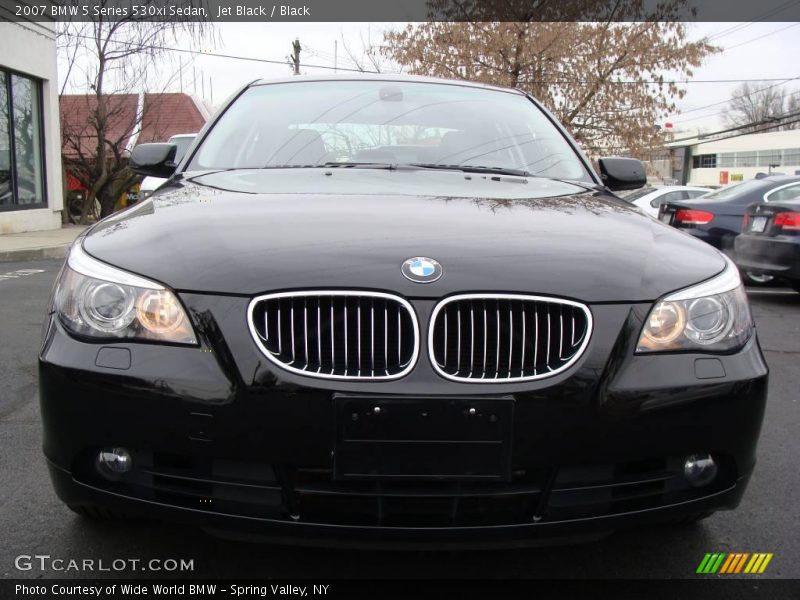 Jet Black / Black 2007 BMW 5 Series 530xi Sedan