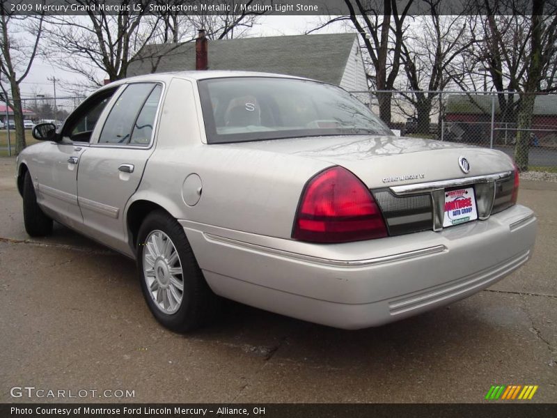 Smokestone Metallic / Medium Light Stone 2009 Mercury Grand Marquis LS