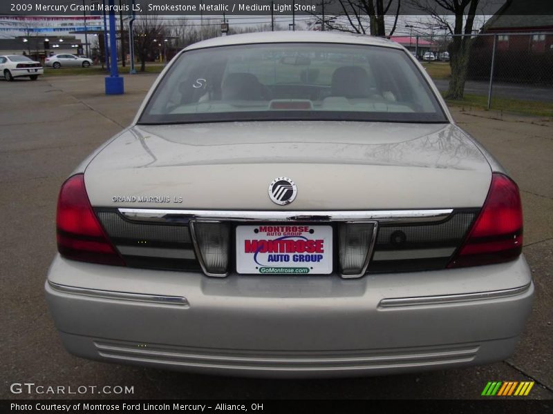 Smokestone Metallic / Medium Light Stone 2009 Mercury Grand Marquis LS