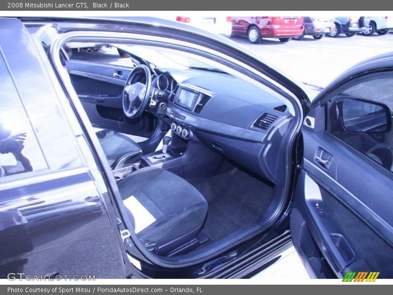 Black / Black 2008 Mitsubishi Lancer GTS