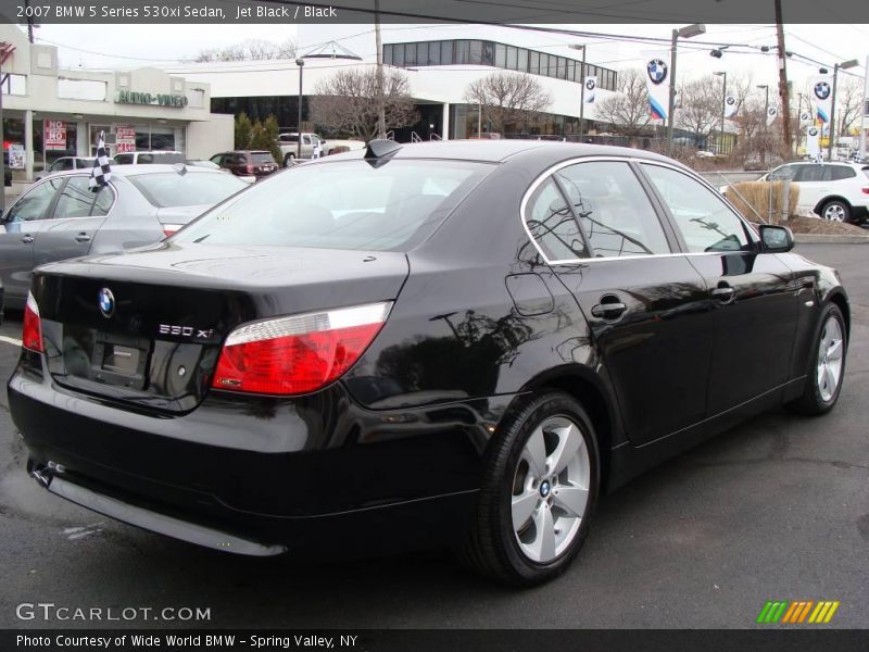 Jet Black / Black 2007 BMW 5 Series 530xi Sedan