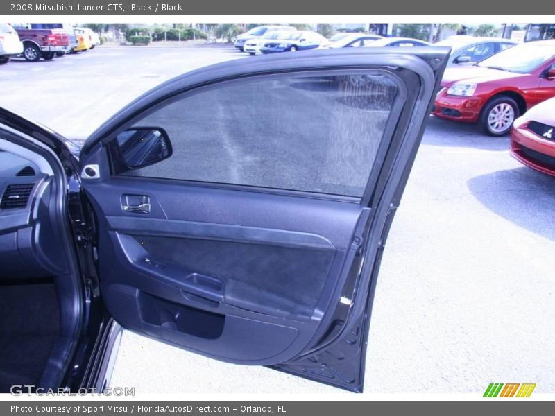Black / Black 2008 Mitsubishi Lancer GTS