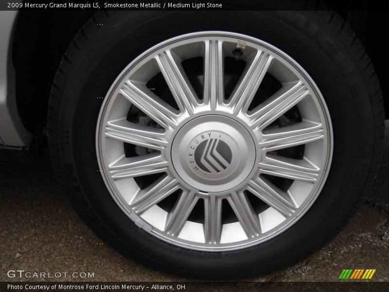 Smokestone Metallic / Medium Light Stone 2009 Mercury Grand Marquis LS