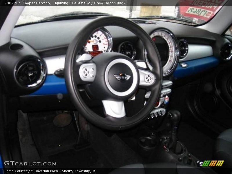 Lightning Blue Metallic / Grey/Carbon Black 2007 Mini Cooper Hardtop