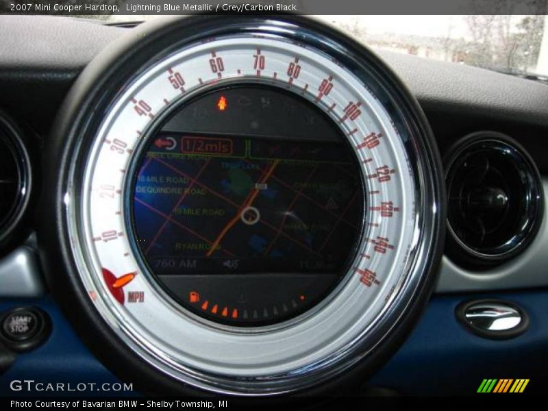 Lightning Blue Metallic / Grey/Carbon Black 2007 Mini Cooper Hardtop