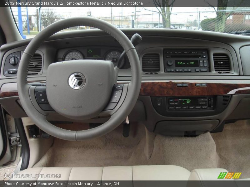 Smokestone Metallic / Medium Light Stone 2009 Mercury Grand Marquis LS