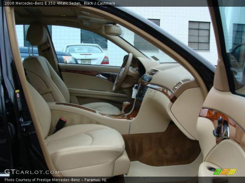 Black / Cashmere 2008 Mercedes-Benz E 350 4Matic Sedan
