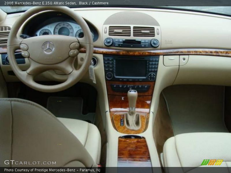 Black / Cashmere 2008 Mercedes-Benz E 350 4Matic Sedan