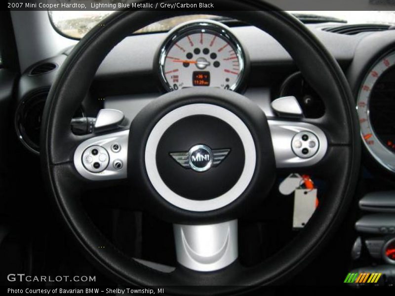 Lightning Blue Metallic / Grey/Carbon Black 2007 Mini Cooper Hardtop
