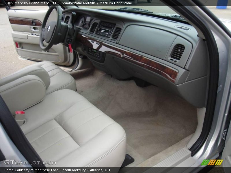 Smokestone Metallic / Medium Light Stone 2009 Mercury Grand Marquis LS