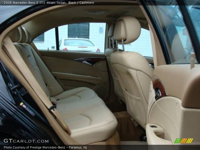 Black / Cashmere 2008 Mercedes-Benz E 350 4Matic Sedan