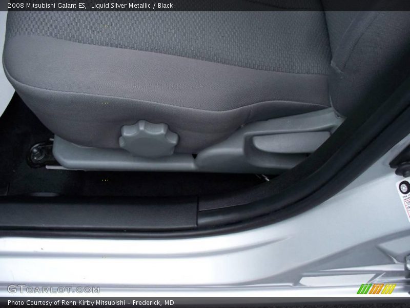 Liquid Silver Metallic / Black 2008 Mitsubishi Galant ES