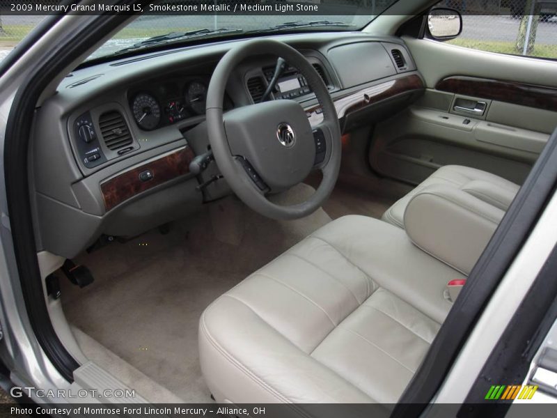 Smokestone Metallic / Medium Light Stone 2009 Mercury Grand Marquis LS