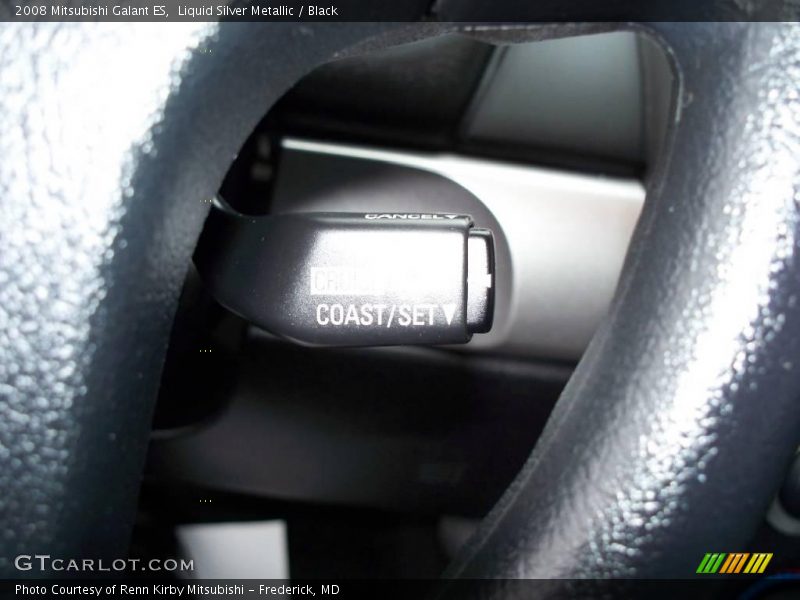 Liquid Silver Metallic / Black 2008 Mitsubishi Galant ES