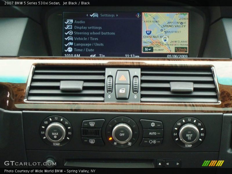 Jet Black / Black 2007 BMW 5 Series 530xi Sedan