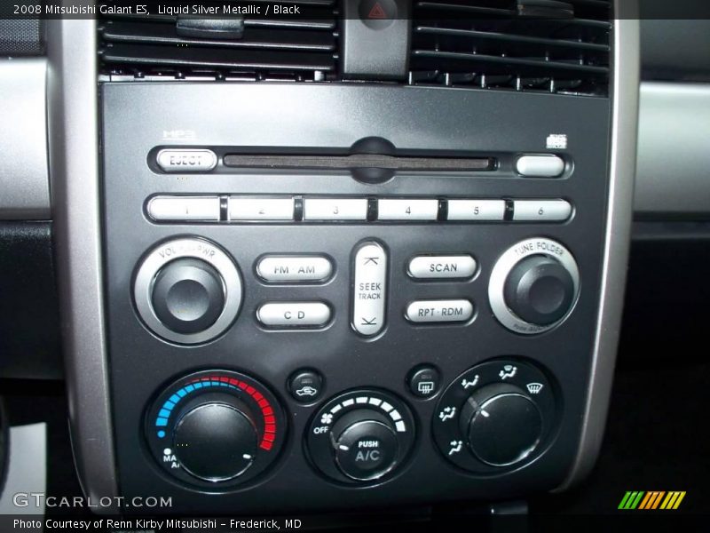 Liquid Silver Metallic / Black 2008 Mitsubishi Galant ES