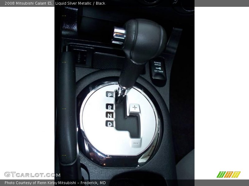 Liquid Silver Metallic / Black 2008 Mitsubishi Galant ES