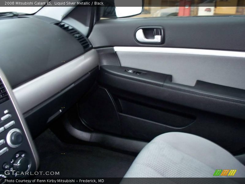 Liquid Silver Metallic / Black 2008 Mitsubishi Galant ES