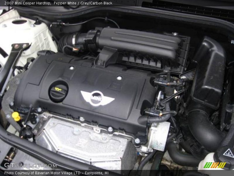 Pepper White / Grey/Carbon Black 2007 Mini Cooper Hardtop
