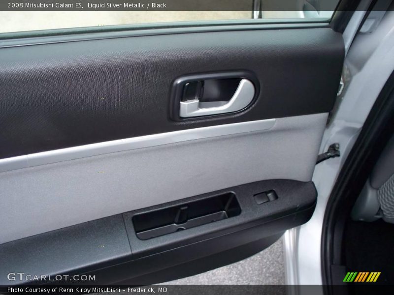 Liquid Silver Metallic / Black 2008 Mitsubishi Galant ES