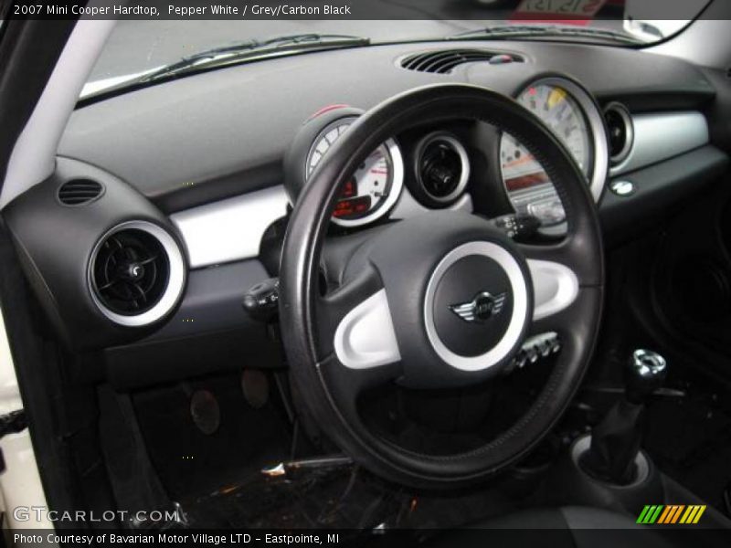 Pepper White / Grey/Carbon Black 2007 Mini Cooper Hardtop
