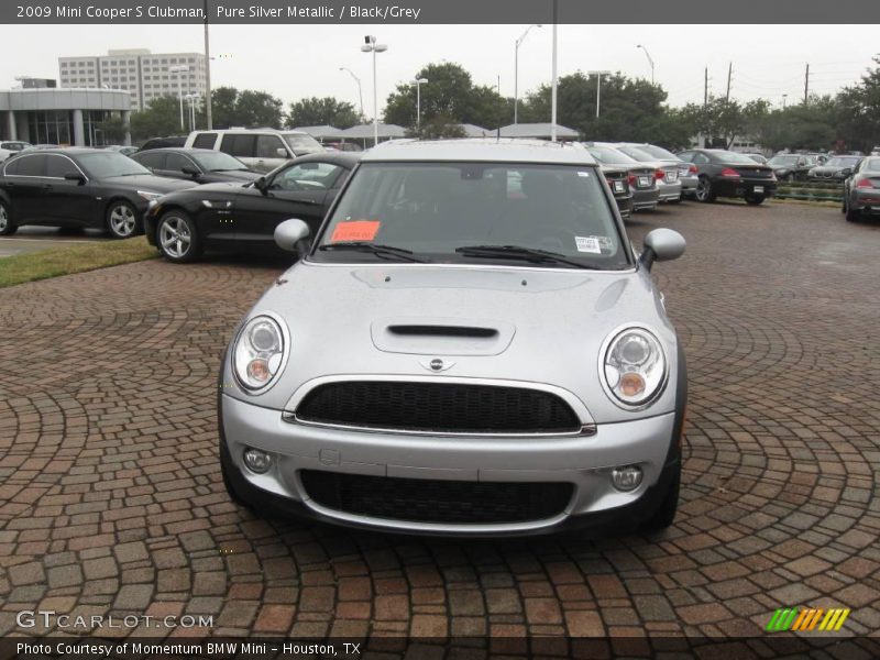 Pure Silver Metallic / Black/Grey 2009 Mini Cooper S Clubman
