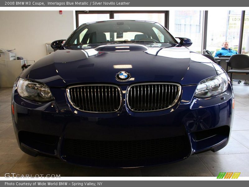 Interlagos Blue Metallic / Silver Novillo Leather 2008 BMW M3 Coupe