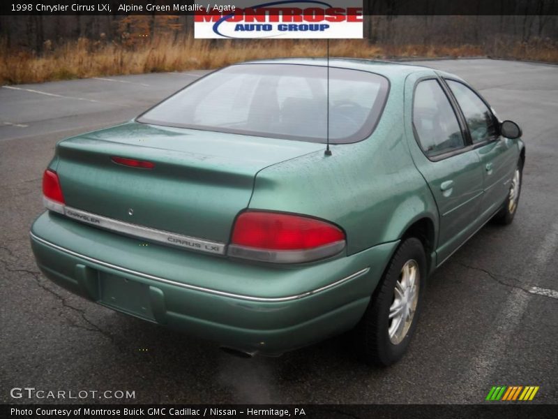 Alpine Green Metallic / Agate 1998 Chrysler Cirrus LXi